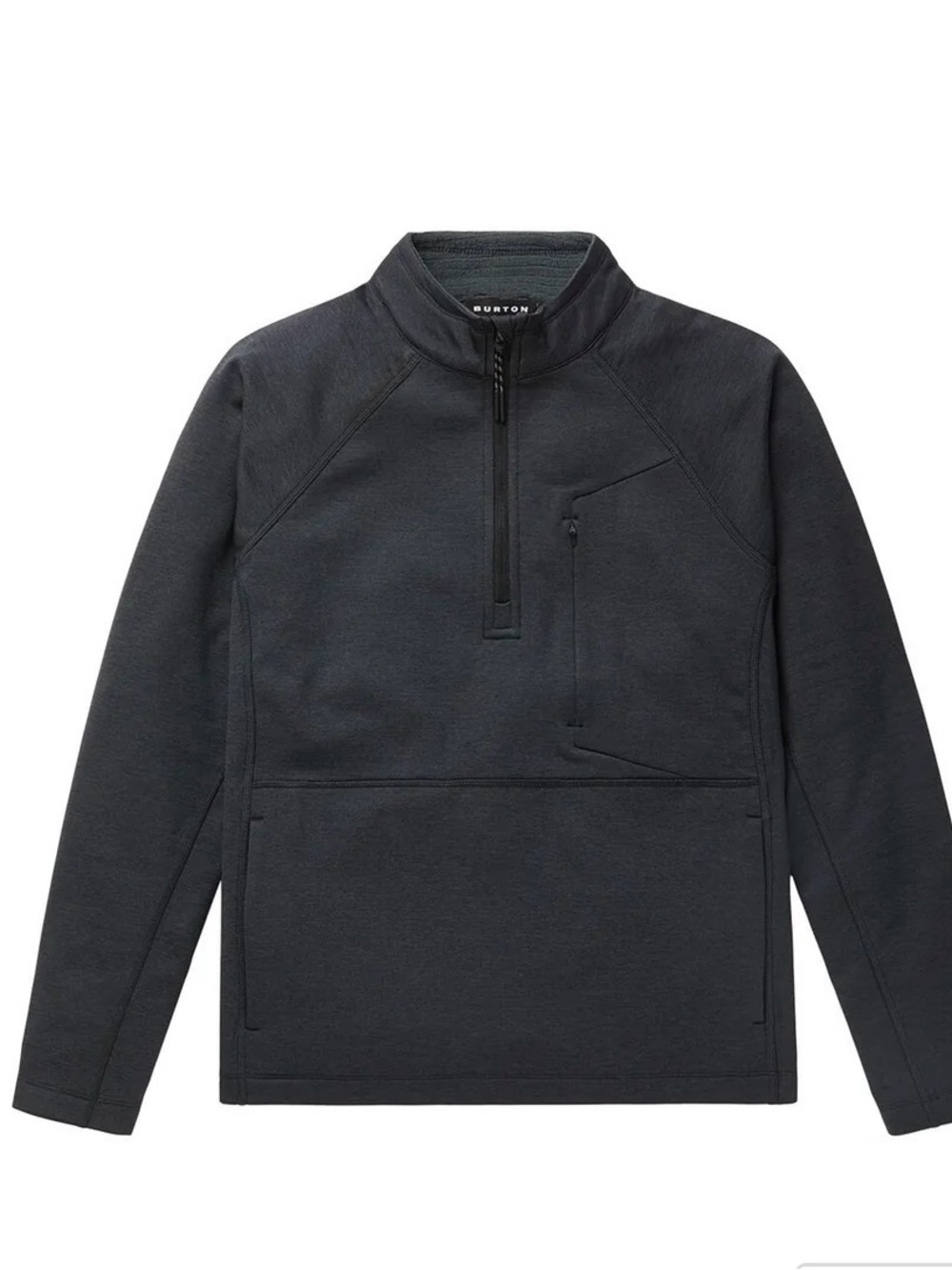 Burton Multipath Grid 1/4 zip Charcoal Grey